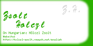 zsolt holczl business card